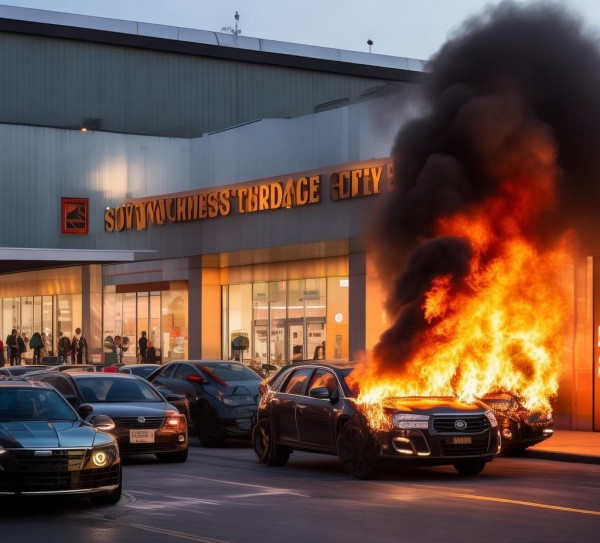 西南商贸城车辆自燃问题，安全隐患与商业启示