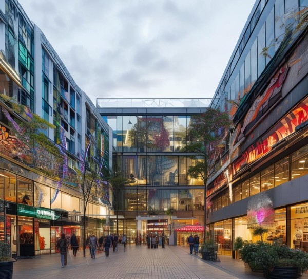 六星商贸广场，商业与艺术的完美融合